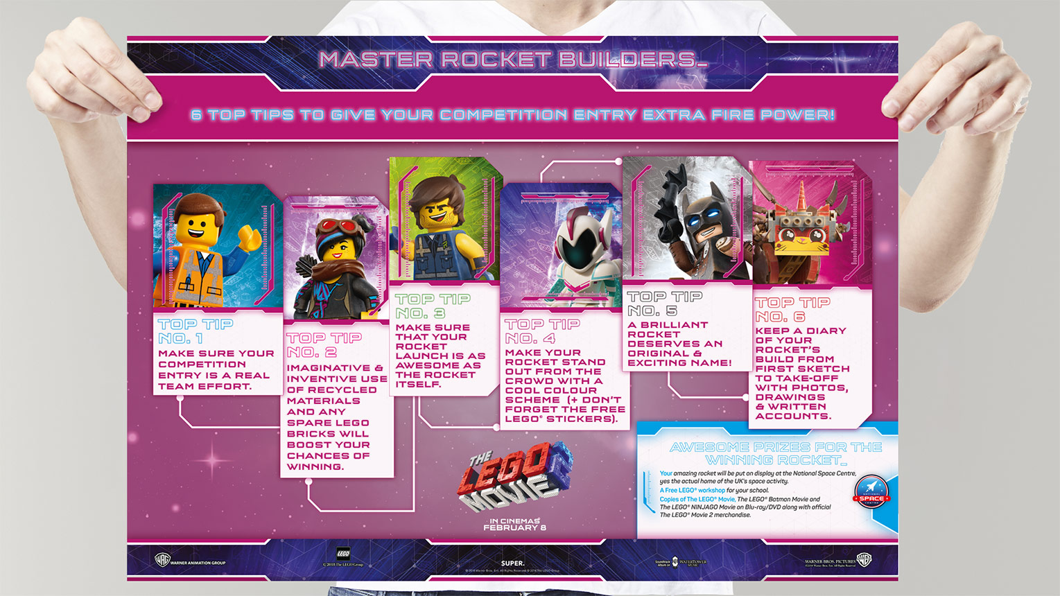 Lego Master Rocket Builders Competition for Children with SUPER