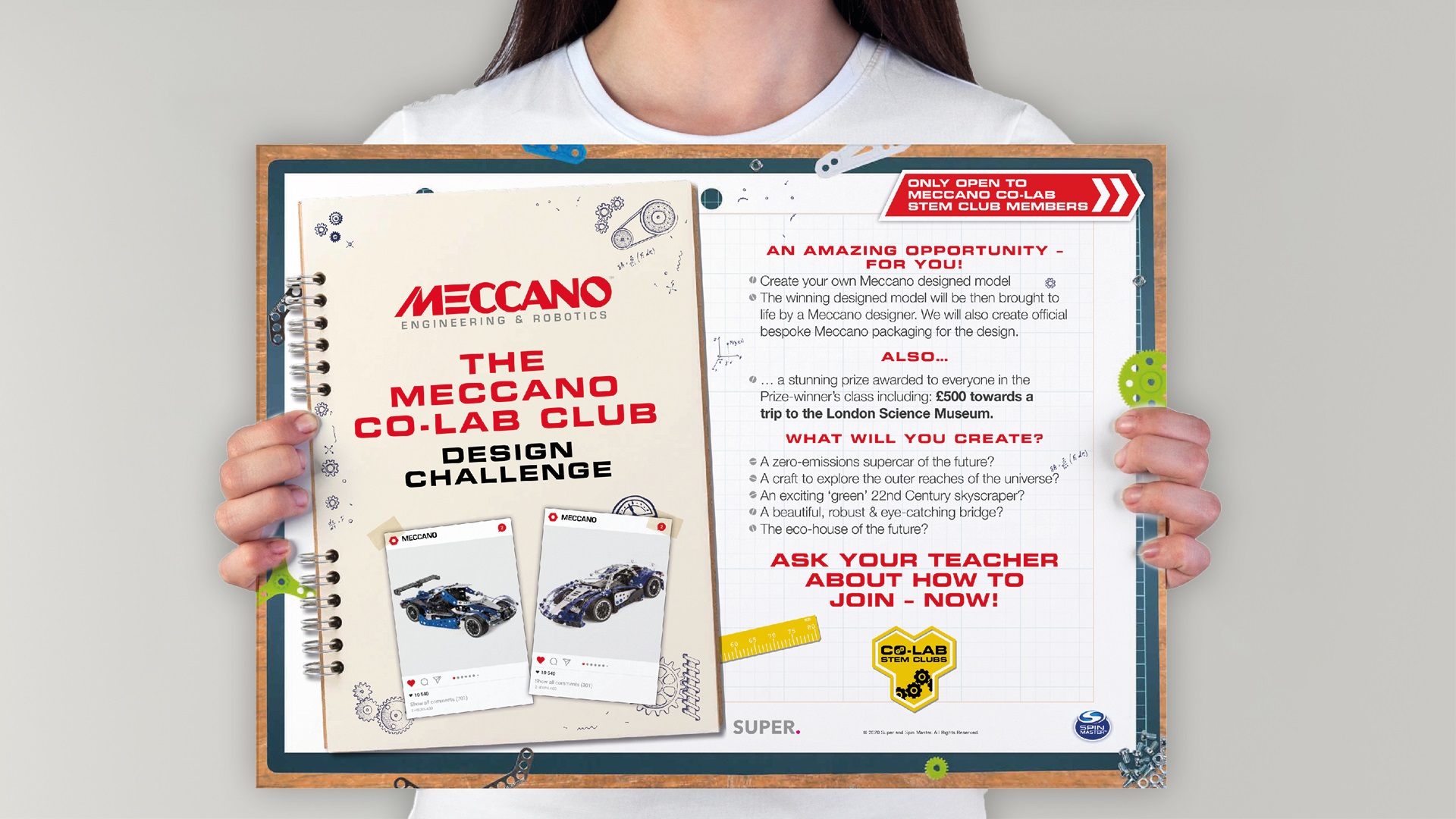Meccano STEM schools campaign with SUPER