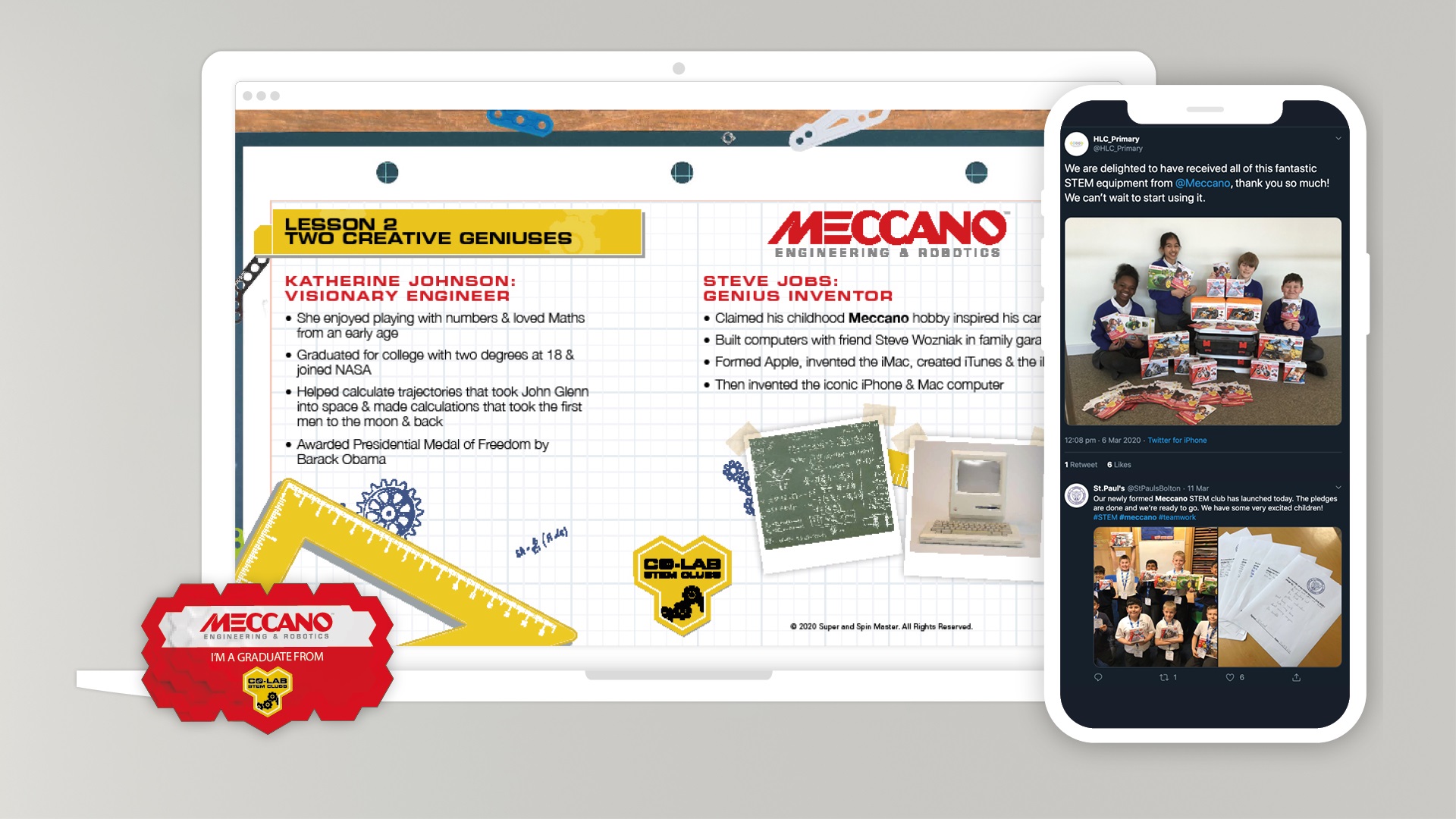 Meccano STEM Marketing to children in schools with SUPER